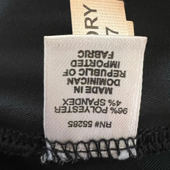 Express Y2K One shoulder black shirt with gold ring detail size medium - Picture 3 of 4